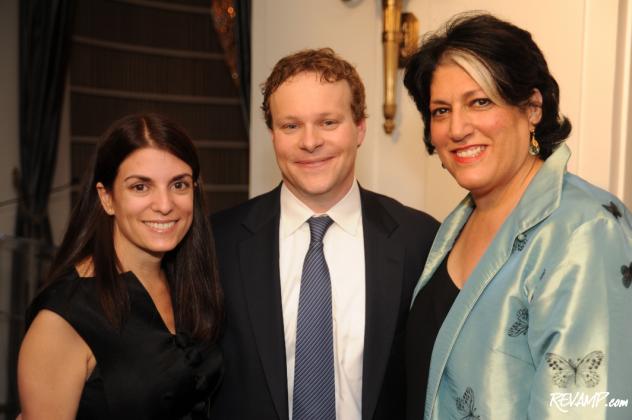 (L-R) Jenny Licht, Chris Licht, and Tammy Haddad at the book party for "What I Learned When I Almost Died".
